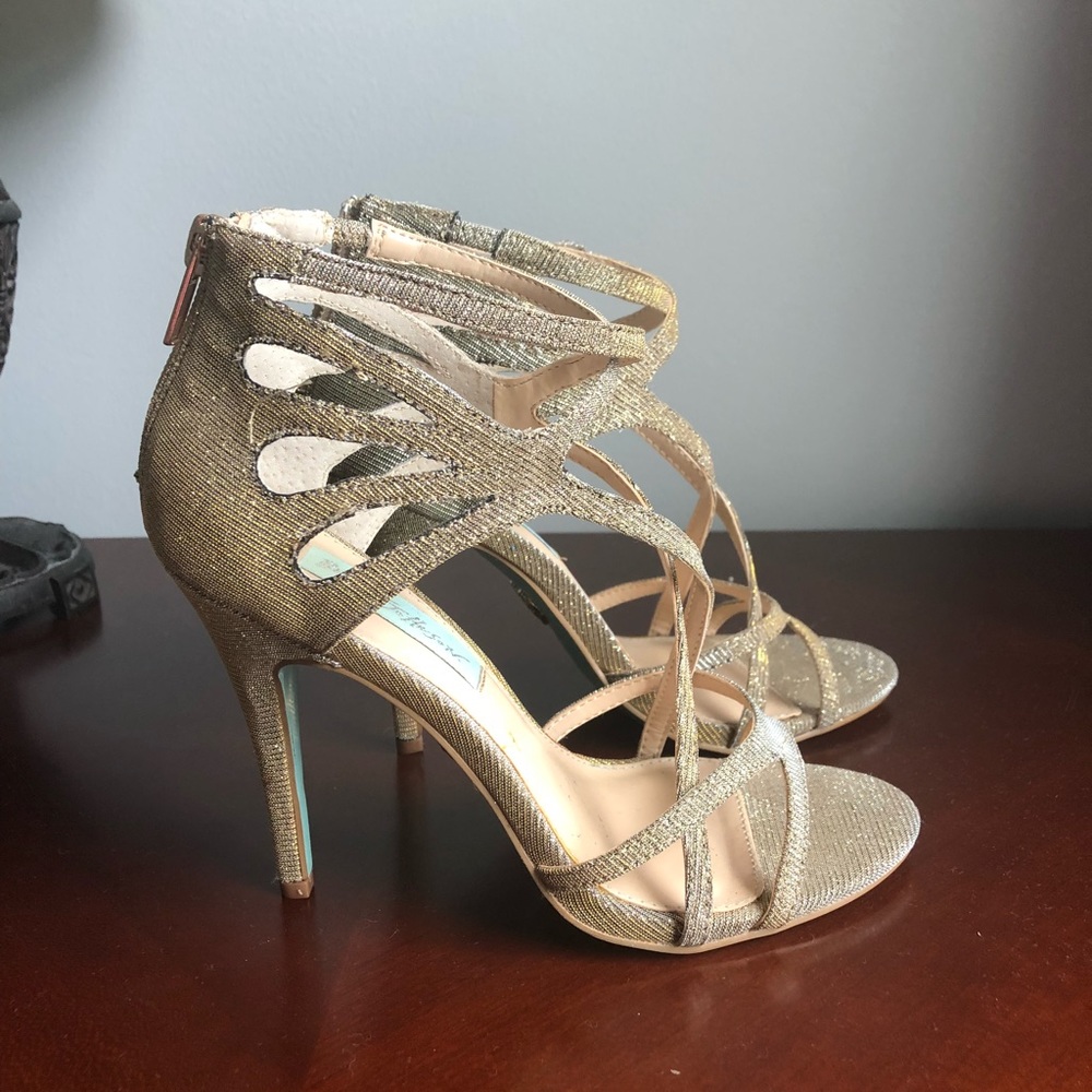 Betsy Johnson 4” Heel Strappy Sandal